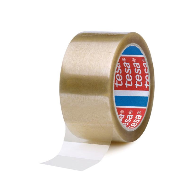 TESA Emb.tape PVC, liniepræget, trsp. - 66m x 50mm (6)