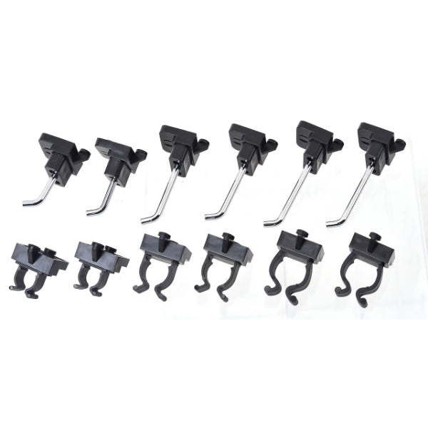 STACO kroge til værktøjstavle, 12 stk._x000D_Indhold:_x000D_Vinkelkroge*