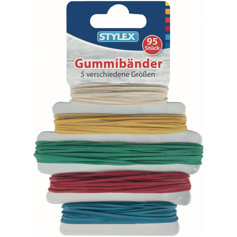 STYLEX Gummibond assorterað - 95 stk (10)