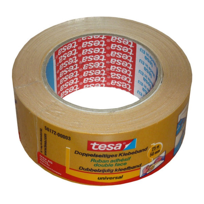 TESA Tæppetape Universal - 25m x 50mm (6)*