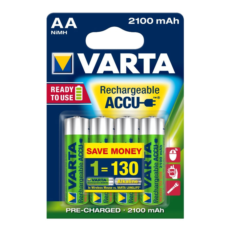 VARTA R2U at løða - 4 x AA 2100 mAh (10)