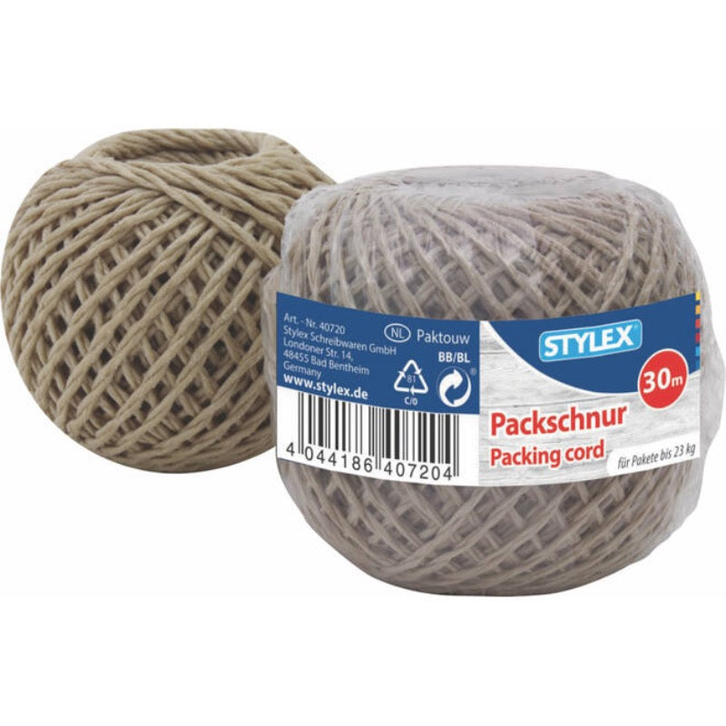 STYLEX Pakkisnórur, fyri pakkar upp til 23 kg - 30 m (12)