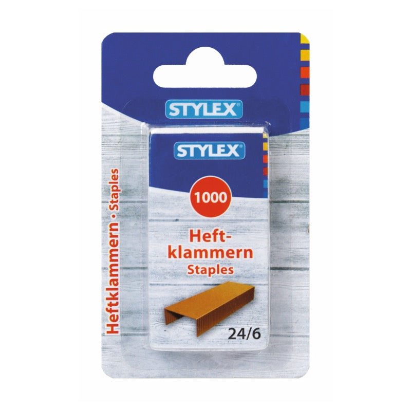 STYLEX Heftiklammur 24/6 (10)
