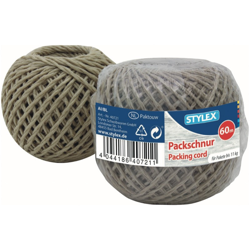STYLEX Pakkisnórur, fyri pakkar upp til 11 kg - 60 m (12)*