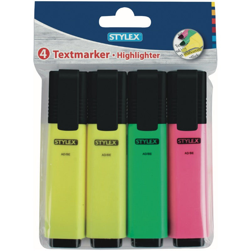STYLEX Tekstmarker - 4 stk (12)