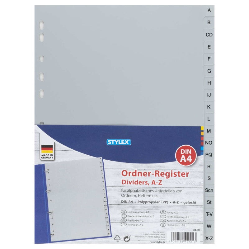 STYLEX Registar, PP - A-Z (10)