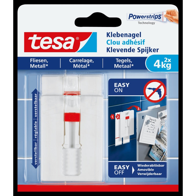 TESA Klæbesøm justerbare, til fliser - 2 x 4 kg (8)*