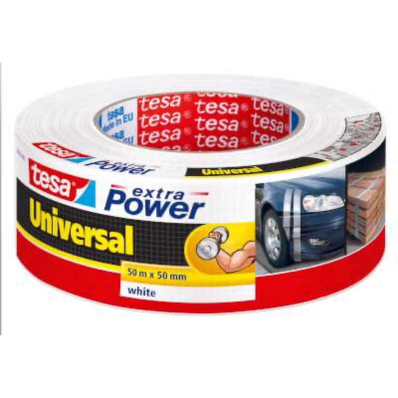 TESA Gaffa Ex. Power Universal, hvid - 50m x 50mm (6)