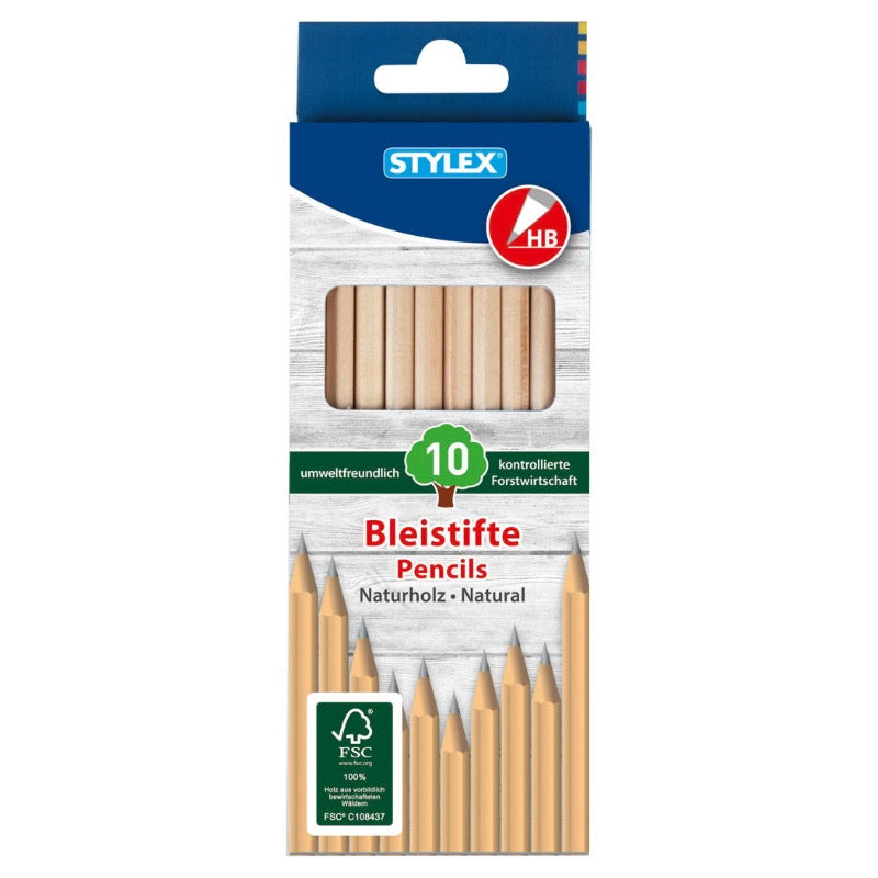 STYLEX Blýantar, eskja - 10 stk (12)