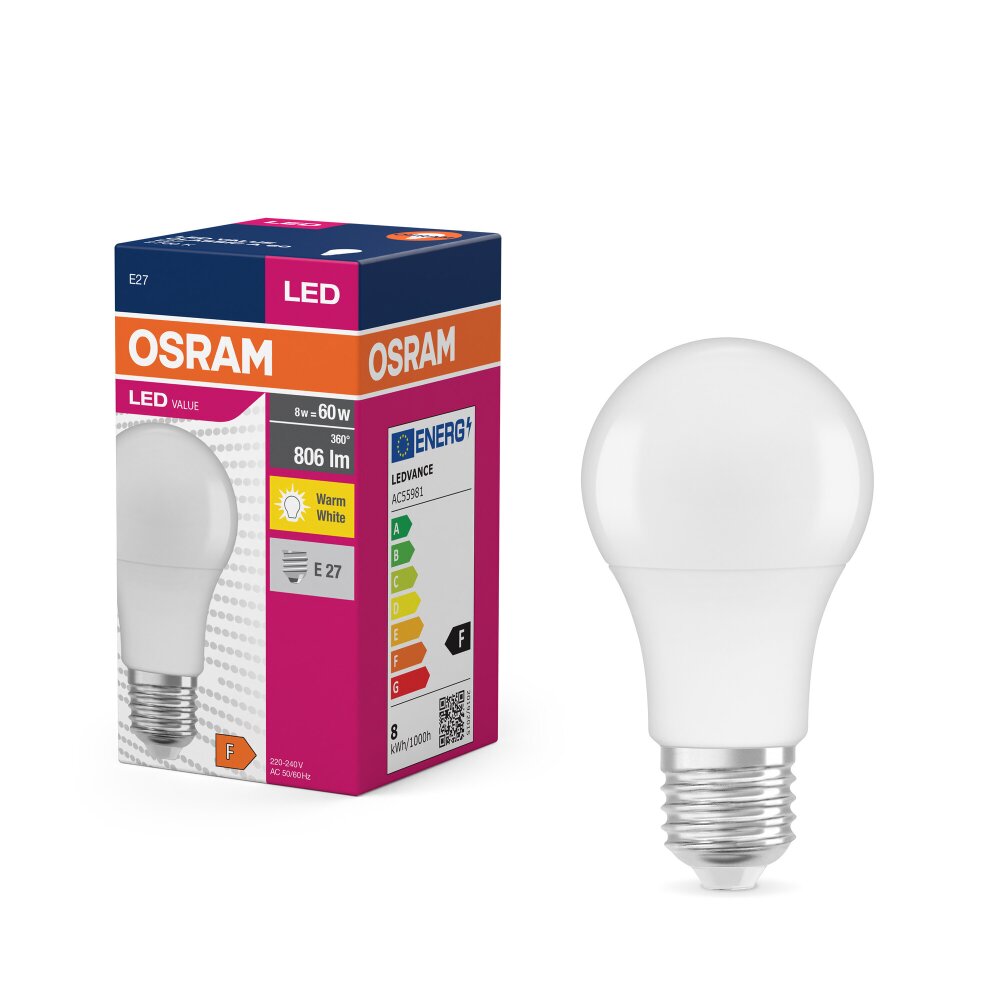 OSRAM Value pera - 8,5=60w (10)