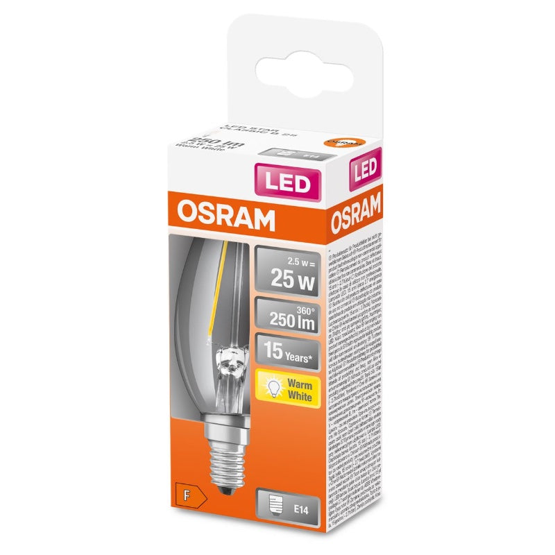 OSRAM kertupera, klár - 2,5w=25w (6)