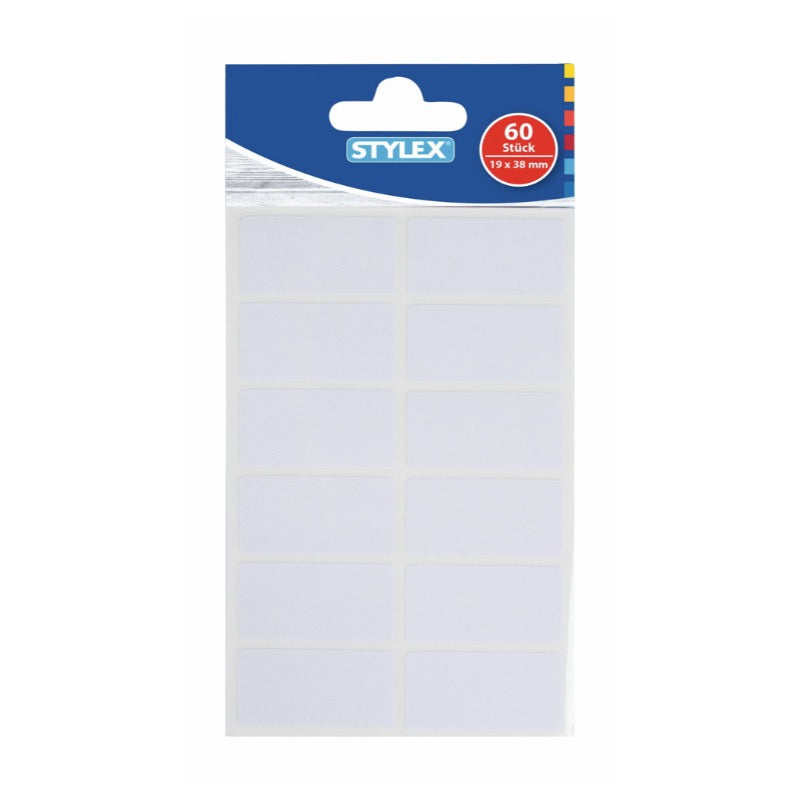 STYLEX Etikettir 19 x 38 mm - 60 stk (10)