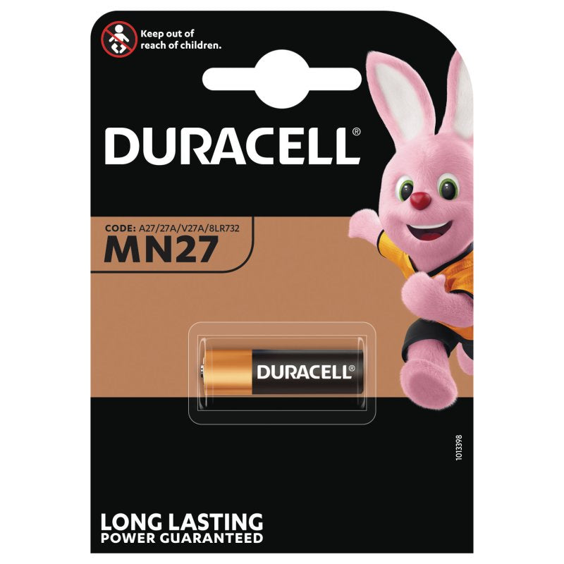 DURACELL Alkaline MN27, E27/27A/A27 - 1 stk (10)