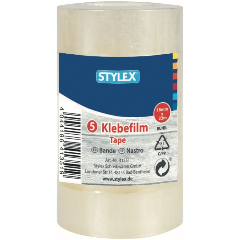 STYLEX Klisturband 18 mm x 33 m - 5 stk (12)