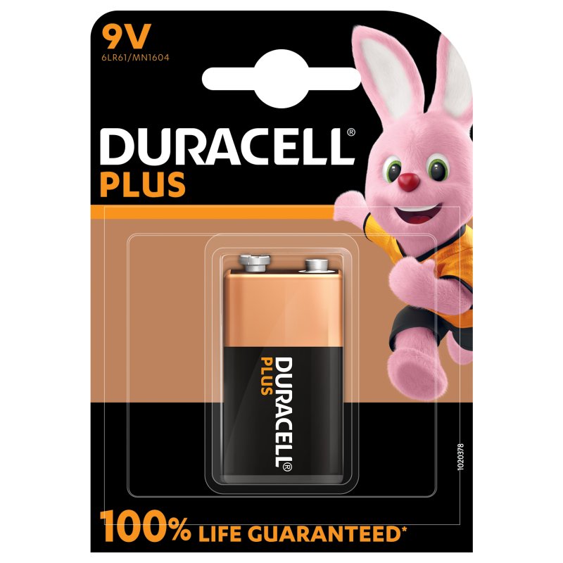 DURACELL Plus 9V - 1 stk (10)