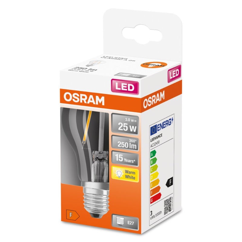 OSRAM pera, klár - 2,5w=25w (6)*