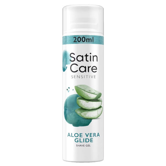 GILLETTE Rakigel, Satin Care dry skin, kvinnur - 200 ml (6)