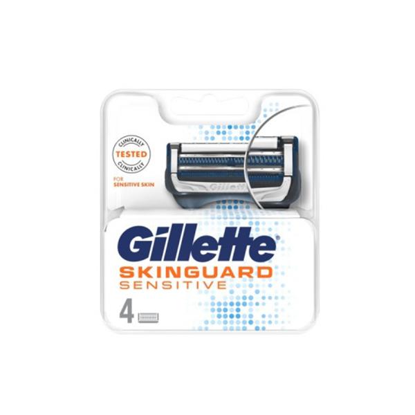 GILLETTE Rakibløð, Skinguard Sensitive - 4 stk. (10)