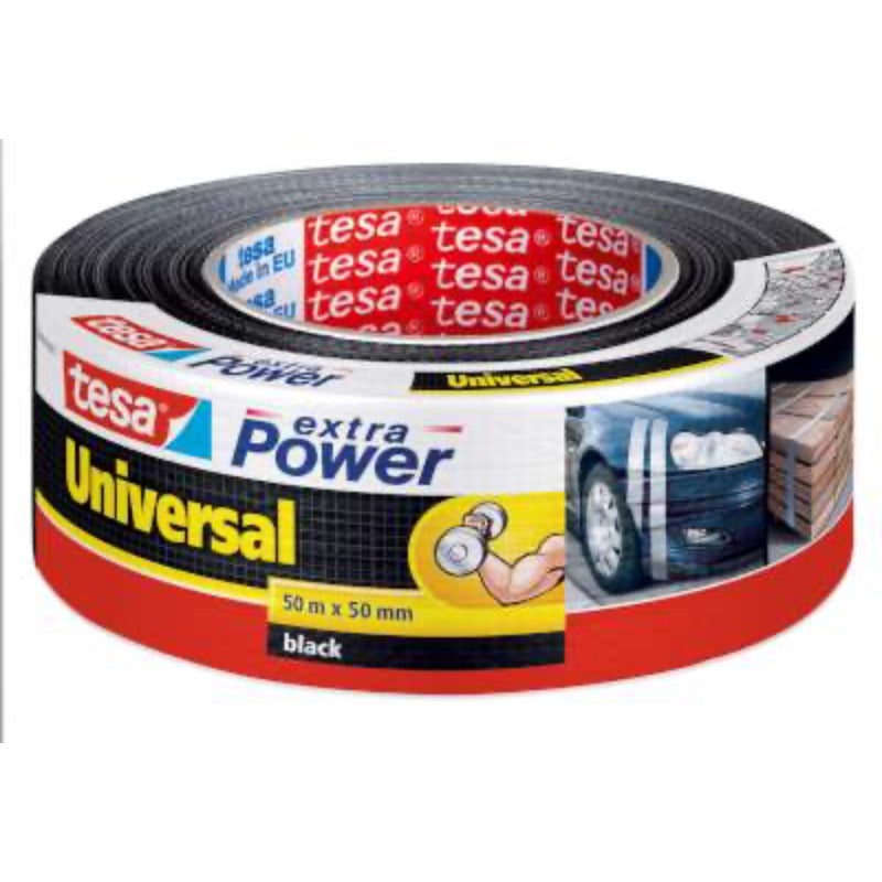 TESA Gaffa Ex. Power Universal, sort - 50m x 50mm (6)