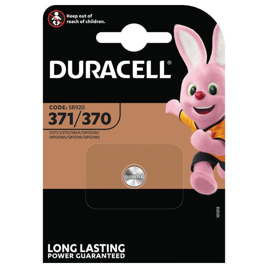 DURACELL Silver Oxide 371/370, SR69/SR920W - 1 stk (10)