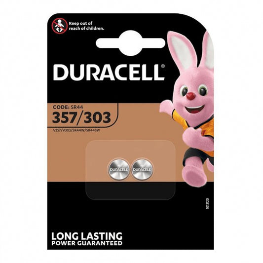 DURACELL Silver Oxide 357/303 - 2 stk (10)*