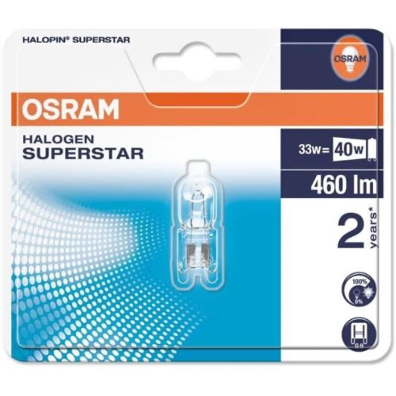 OSRAM spesialpera G9, halogen - 40w (10)