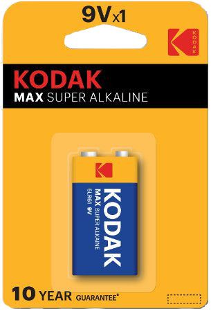KODAK Max Alkaline - 6LR61 / 9V (10)*