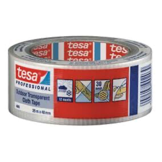 TESA Lær.tape Outdoor Transparent, klárt - 25m x 48mm (6)