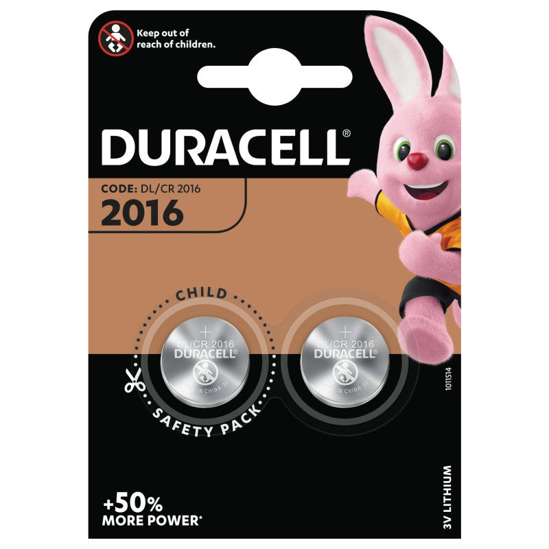 DURACELL Lithium 2016, 3V - 2 stk (10)