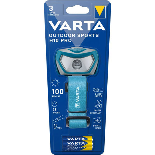 VARTA pannulykt Outdoor Sports H10 Pro, 100 lm - 3xAAA (4)