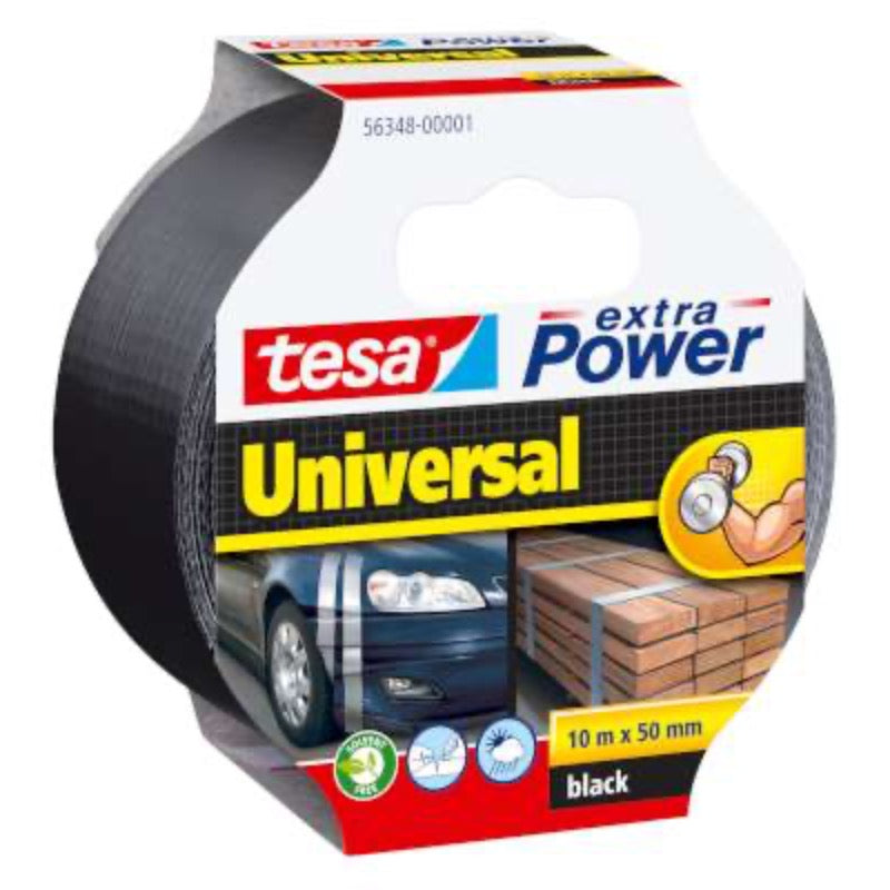 TESA Lær.tape Ex. Power Universal, sort - 10m x 50mm (6)