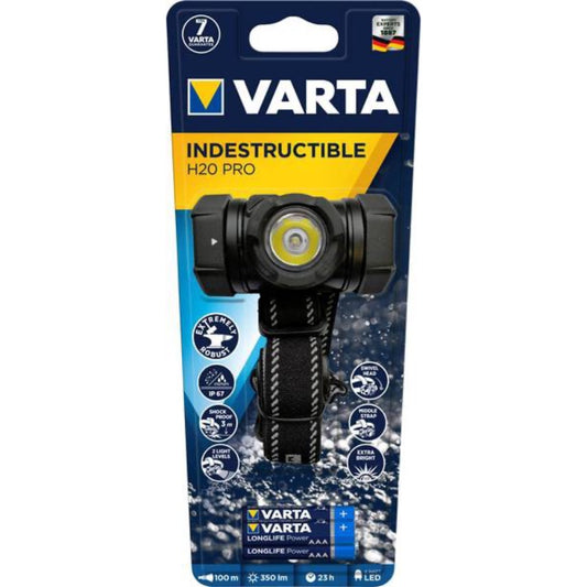 VARTA pannulykt Indestructible H20, 350 Lm - 3xAAA (4)