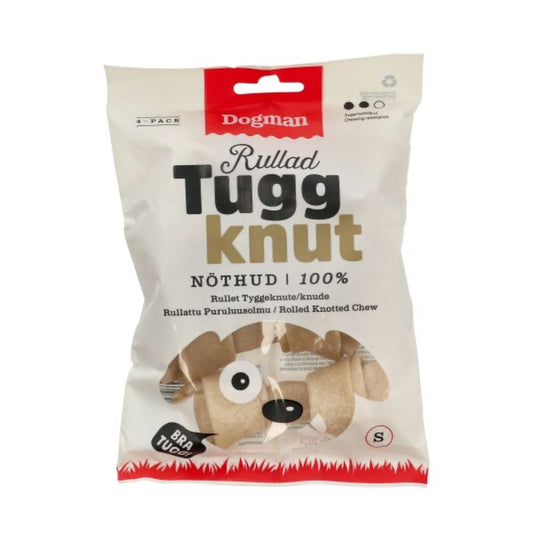 DOGMAN Tyggeknude rullet, S - 4 stk (10)