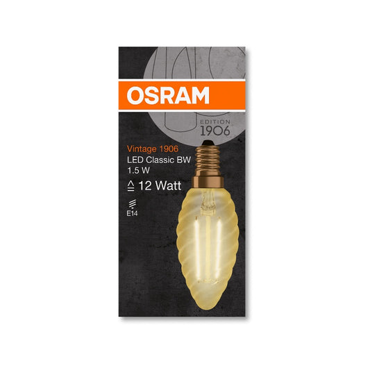 OSRAM Vintage 1906 kertupera, snúrað - 1,2w=12w (10)